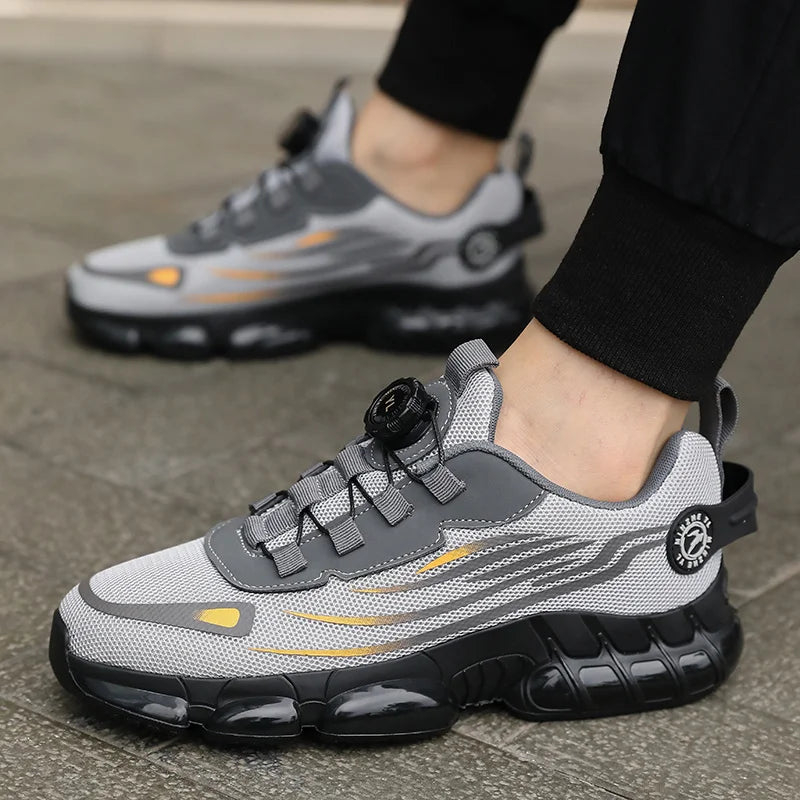 (No Steel Toe) Men's Outdoor Casual Shoes, Sneakers Suitable for Hiking, Walking, Casual Sneakers for Gifts