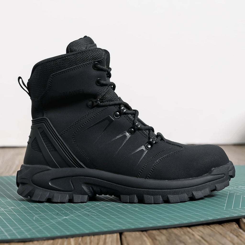 Steel Toe Safety Shoes Men's High Quality Industrial Work Boots Man Work Protection for the Feet Work Wear Free Shipping