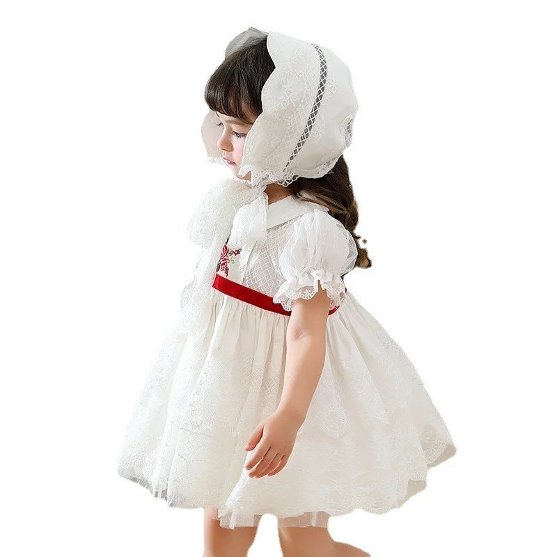 Summer Baby Girls Flower Girl Dresses  Kids Dresses for Girls Eid Dress for Party and Festival festival Fashion Sweet Clothes
