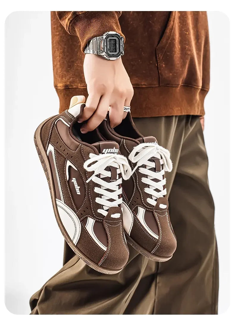 Shoes Man 2026 Trend Casual Sneakers Comfortable Lace Up Flats Tennis Shoe Breathable Walking Jogging Shoe