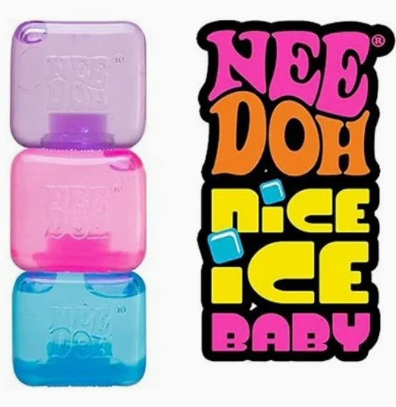 Needoh Nice Cube Sensory Stress Reliever Fidget Tool for Anxiety & Focus Desk Sensory Cube for Adults & Kids