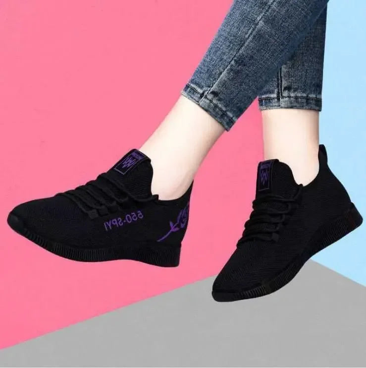 Shoes for Women Outdoor Sports Shoes Women Lightweight Non-slip Breathable Sneakers Soft Walking Shoes Zapatillas Mujer 2023