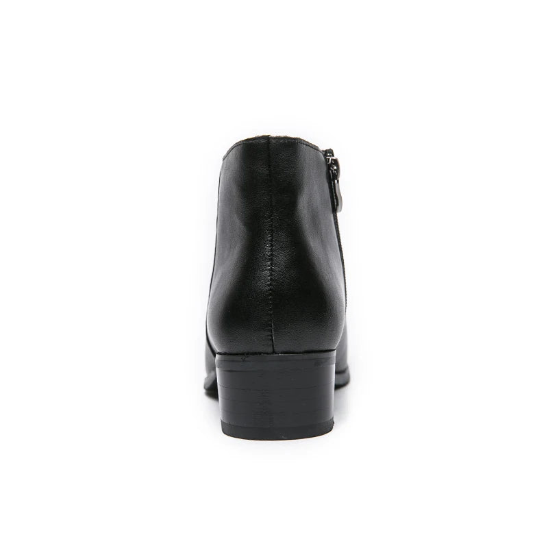 Men's Shoes Chelsea Boots Causal Business Retro Ankle Boots Man Walking Shoes Pu Leather Shoes Waterproof Classic Loafers Men