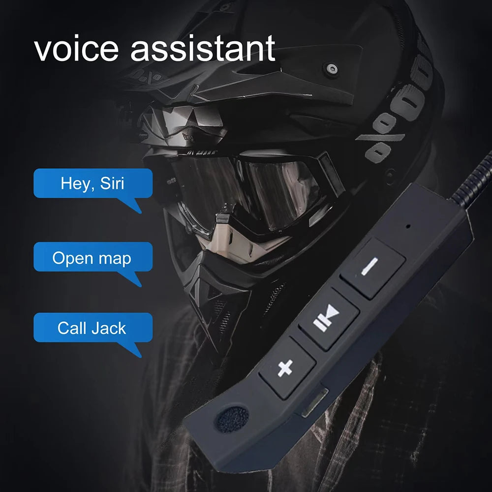 Bluetooth Motorcycle Helmet Headset BT5.0 Wireless Riding Headphone Automatic answering of incoming calls Moto Earphone