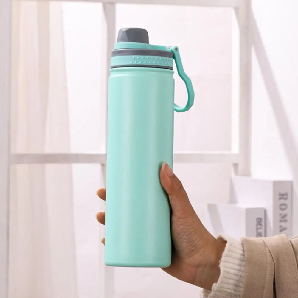 Reusable 750ML Thermal Water Bottle Large Capacity Wide Mouth Sport Thermos Cup Leak Proof Handheld Vacuum Flask Household
