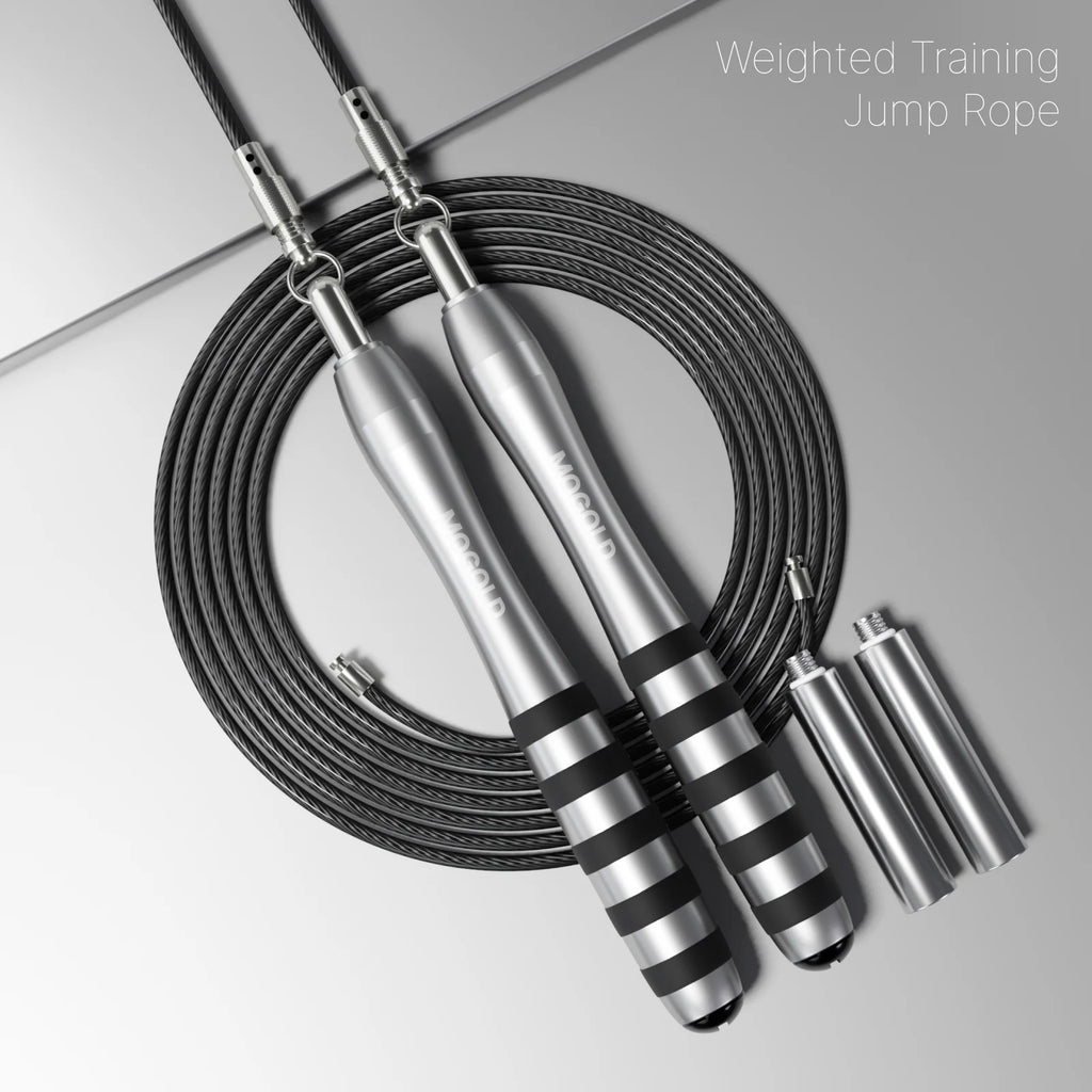MOGOLD Premium Jump Rope Metal Wire Non-slip Handles Fitness Weight Loss Essential for Active Lifestyle
