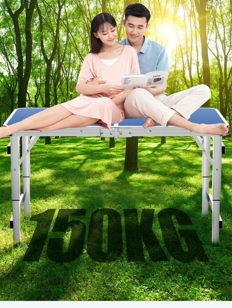 Folding Multi-functional Outdoor Tables Portable Adjustable High Outing Picnic Writing Camping Table Creative Outdoor Furniture