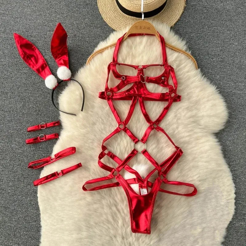 Women's Bras Women's Underwear Sets Sexy Lingerie Outfit Bra And Panty Set Woman Clothes Attractive Chest Suspenders Below Sex