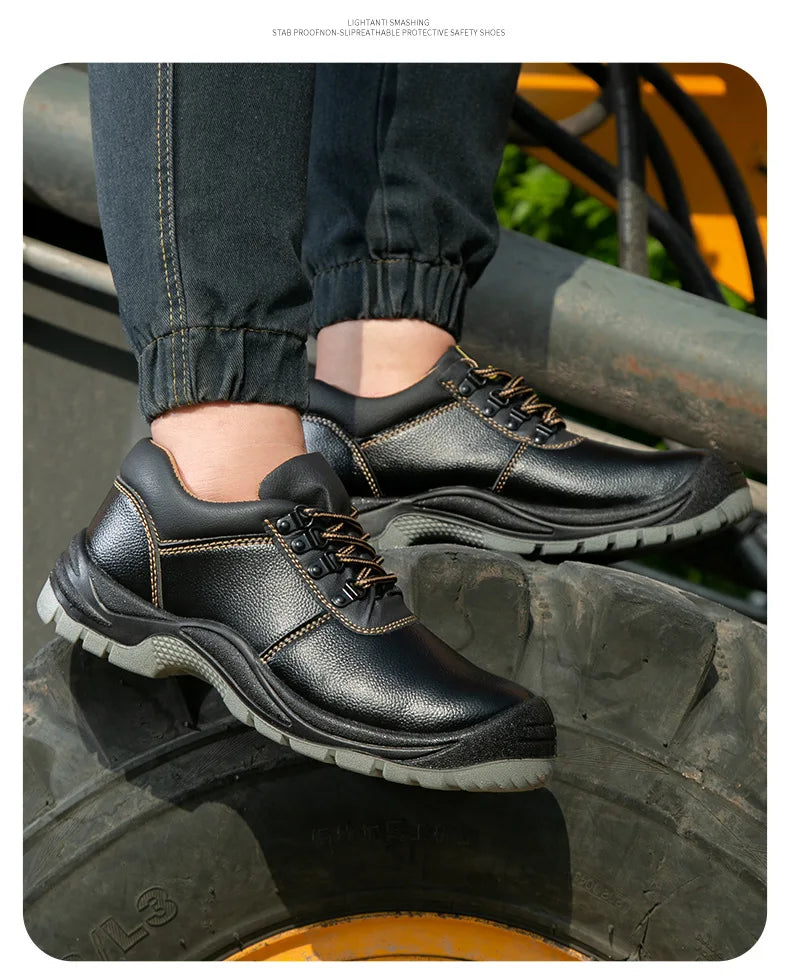 Steel Toe Shoes for Men Women Lightweight Anti-smash Steel Toe Sneakers Indestructible Work Boots Construction Safety Shoes