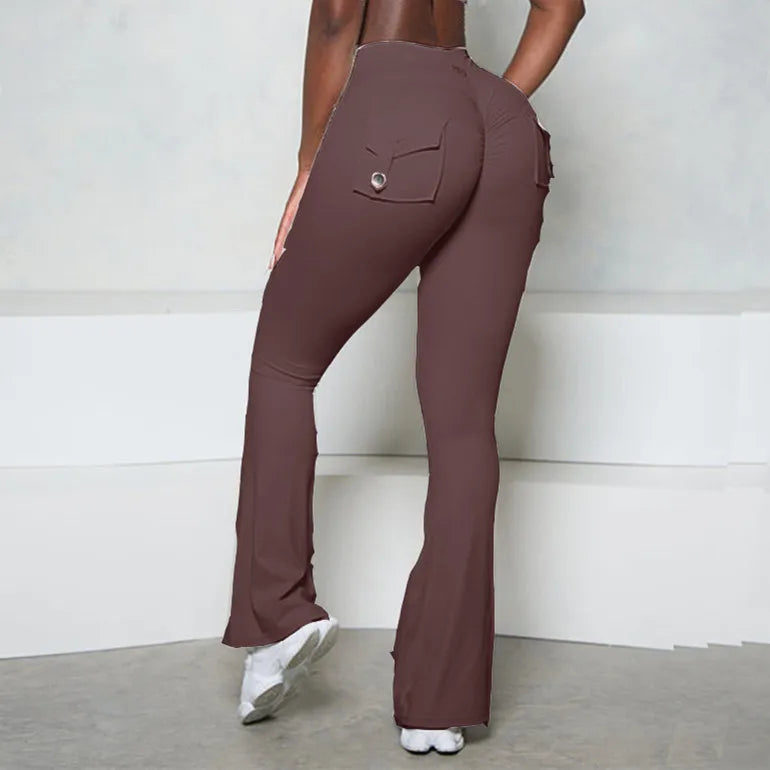 1/2PCS Fitness Cross Sport Bra Fitness Yoga Set Women High Waist Flare Leggings Female Workout Pant Tracksuit Gym Active Suits