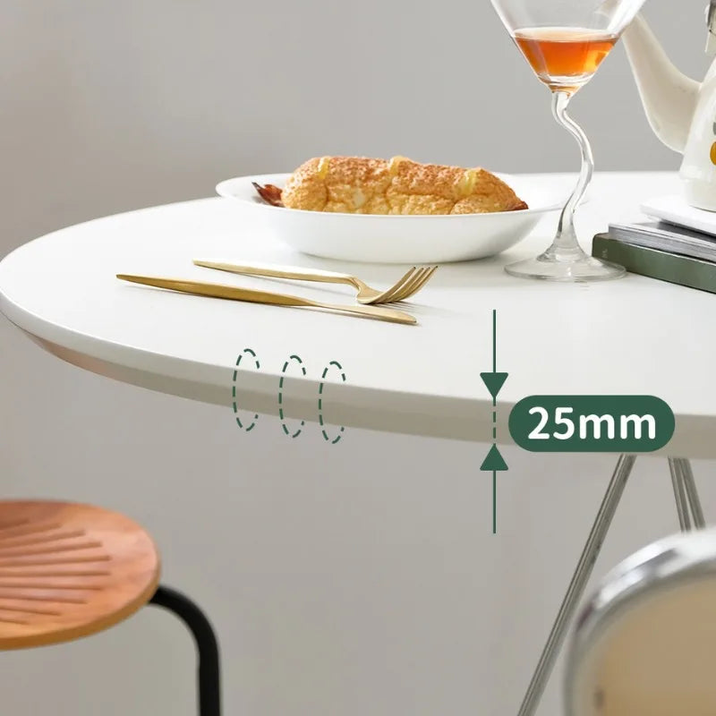 Portable Dining Table Folding Round Tables Kitchen Simple Removable Space Saves Modern Living Room and Dining Room Furniture