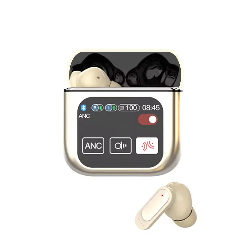 Bluetooth 5.4 Wireless Earphones LED Digital Display Gaming Headset Sport Headphones HiFi Sound Low Latency Earbuds
