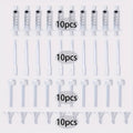 20/40pcs perfume supplement set: plastic funnel, pipette, dropper and syringe-ideal for travel and DIY cosmetics