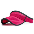 Summer Sports Sun Hats Women Hat Men's Cap New Adjustable Sun Visor Uv Protection Empty Top Tennis Running Sunscreen Mesh Brim