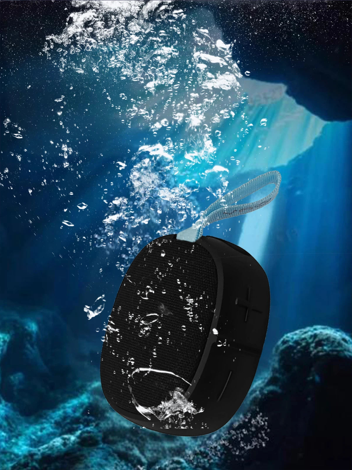 Bluetooth bathroom speaker, portable small speaker, IPX-4 waterproof speaker, suitable for bathroom parties and outdoor travel