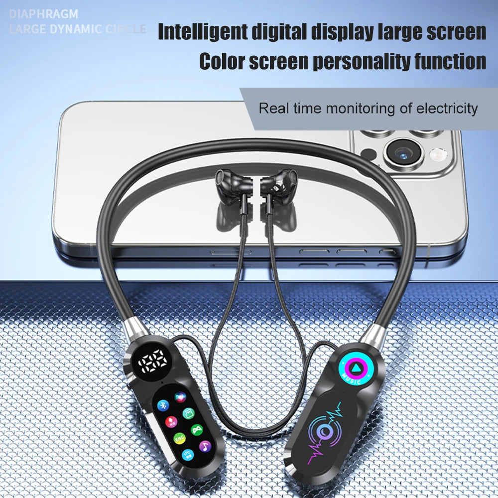 Wireless Bluetooth 5.4 Earbuds with LED Display HiFi Sound for Sports And Gaming - Headset