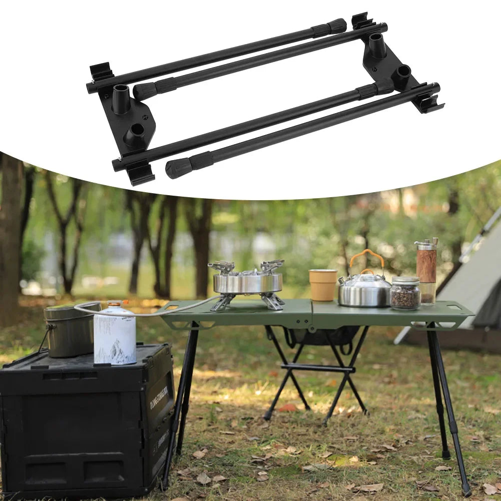 Folding Workbench Legs Metal Foldable Furniture Legs Adjustable Height Coffee Table Legs DIY Camping Equipment Outdoor Travel