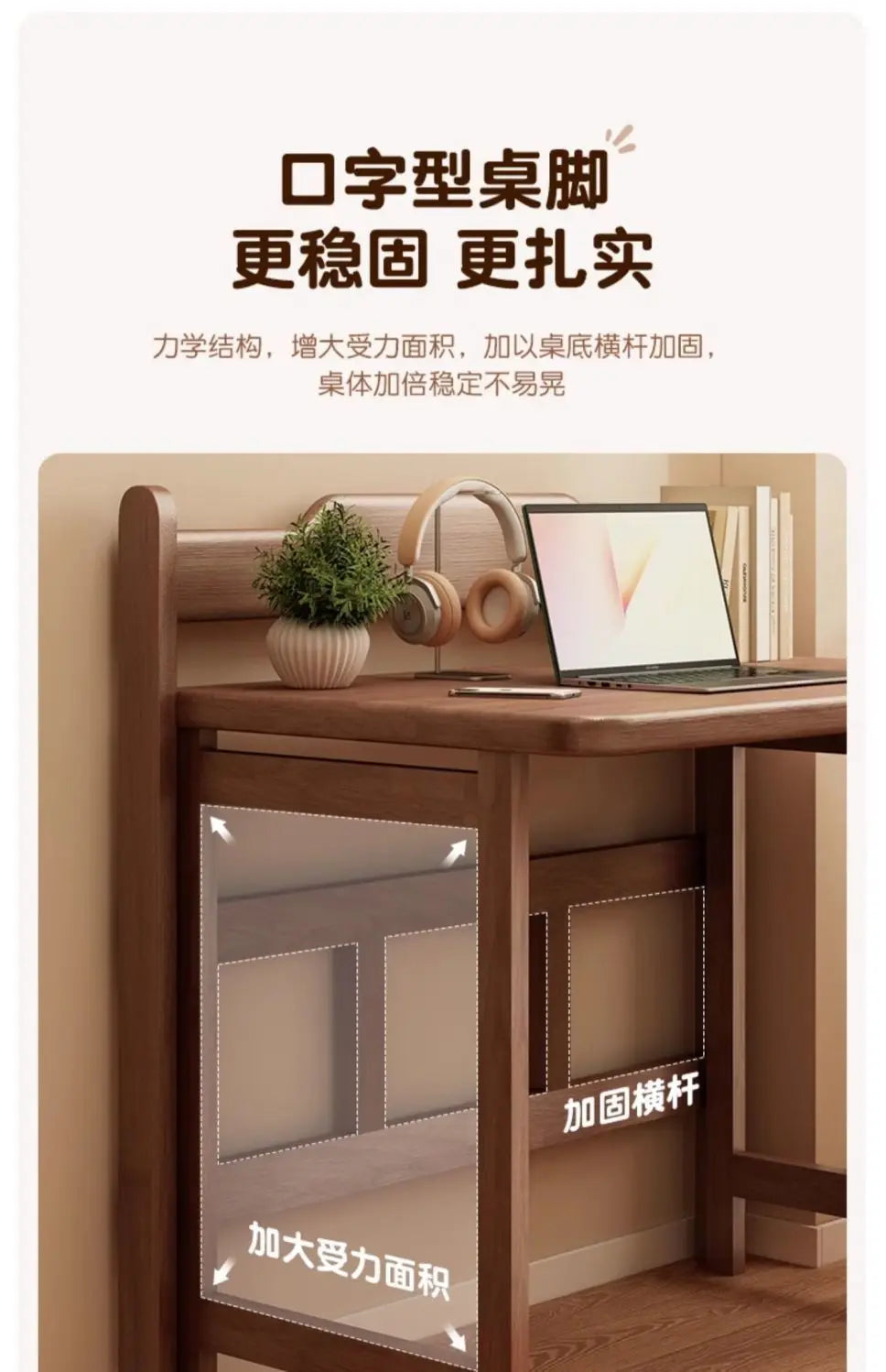 Folding desk, student home computer desk, bedroom small apartment study table, bedside writing desk, simple table