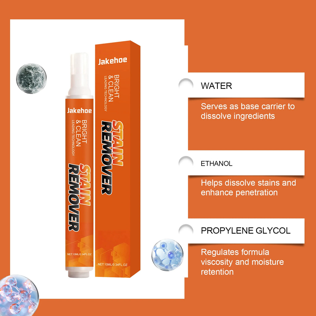 Stain Remover Stick Gentle Laundry Pen for Delicate Fabrics Natural Lipase Citric Acid Clothing Spot Cleaner Portable 10ml