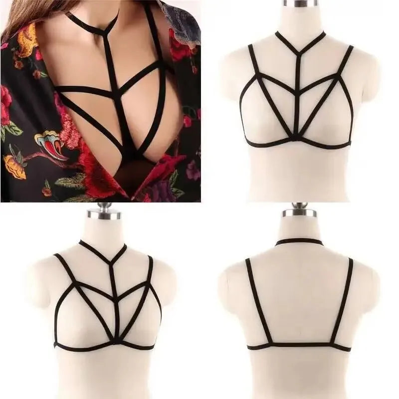 Lingerie Straps For Women  Handmade Hollow Elastic Harness Fashion Bra Accessory For Daily And Party Wear Underwear