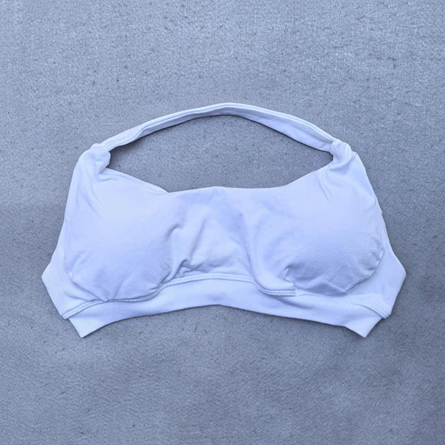2 Pieces Yoga Set Women Seamless Scrunch Leggings Set Halter Sports Bra Fitness Gym Set Workout Clothes Sportswear