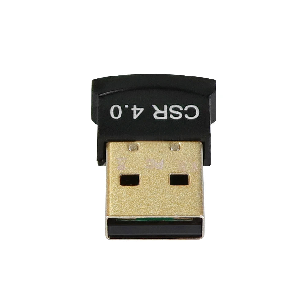 Bluetooth-compat 4.0 USB Black Mini Adapter Dongle Wireless Transmitter and Receiver for Laptop PC Computer Windows 10 8 7 Vista