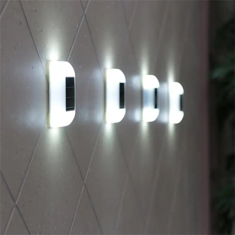 LED Solar Street Lights Waterproof Lighting Outdoor Motion Sensor Wall Solar Powered Lights For Patio Garden Balcony Decor