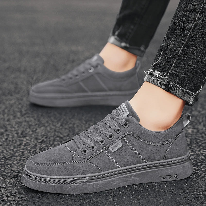 Men's Shoes 2025 New Spring Work Safety Shoes, Anti-slip, Wear-resistant, Versatile Casual Sports Work Shoes, Men's Board Shoes