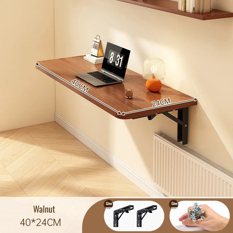 Household Wall Mounted Foldable Desk Waterproof and Anti Fouling Panel Multi Functional Suspended Wall Table