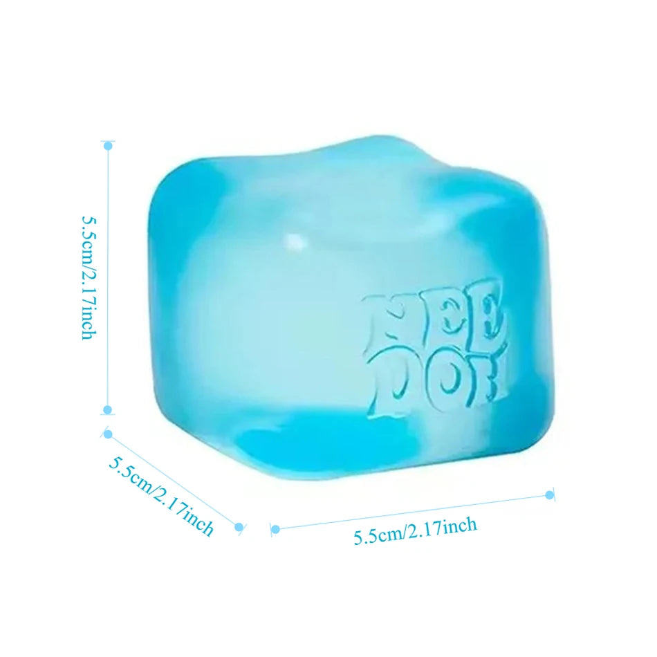 2026 HOT NeeDoh Nice Cube 2.17" Super Solid Squish Sensory Squeeze Toy Stress Anxiety Relief Calming Fidget Toy For Adults Gifts