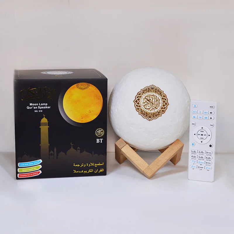 Bright Quran Azan Muslim Koran Bluetooth Speaker Portable Night Light Holy Lamp Sound Box Music Wireless Caixa De Som Bocina Mp3