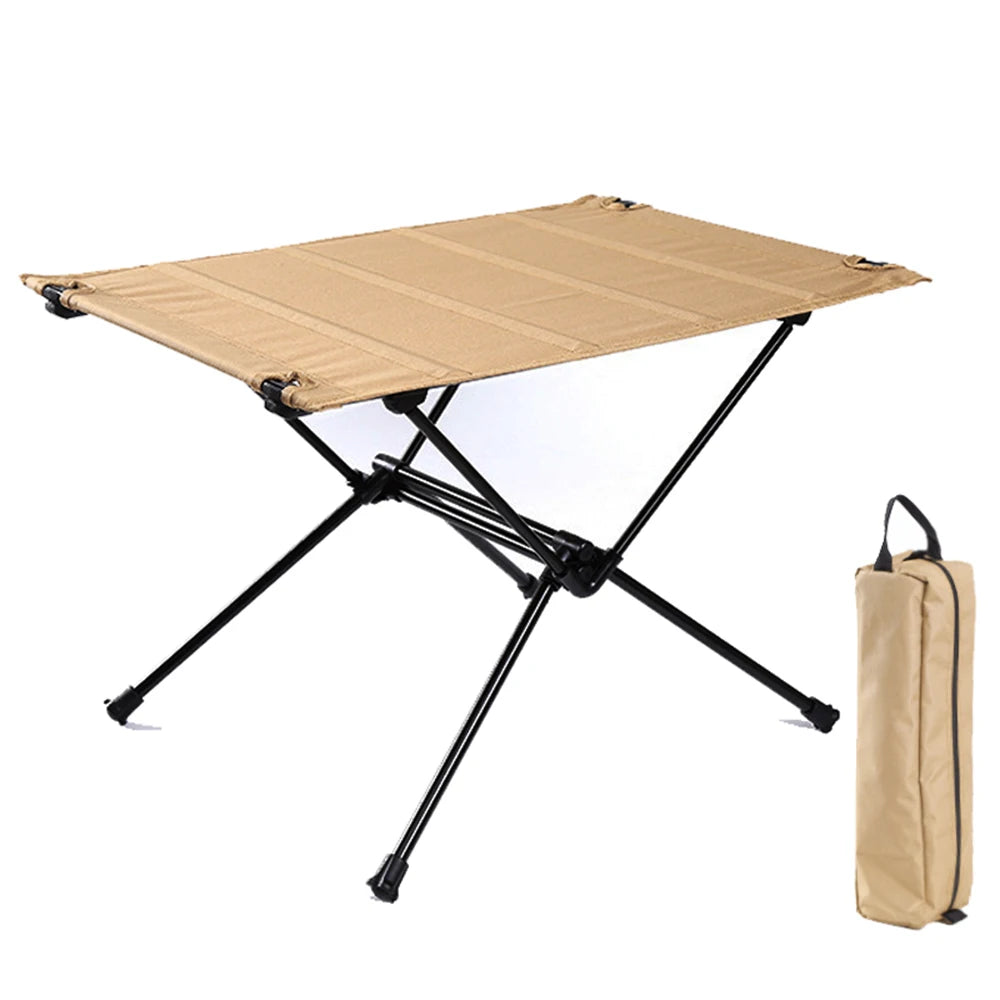 Folding Camping Table, Lightweight Oxford Desktop Collapsible Backpacking Tables for Camping, Hiking, Picnic