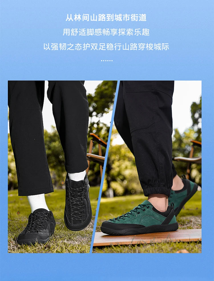 New Men Women Barefoot Wide Toe Walking Shoes Fashionable Men's Casual Hiking Sneakers Non-slip Outdoor Trekking Tourism Shoes