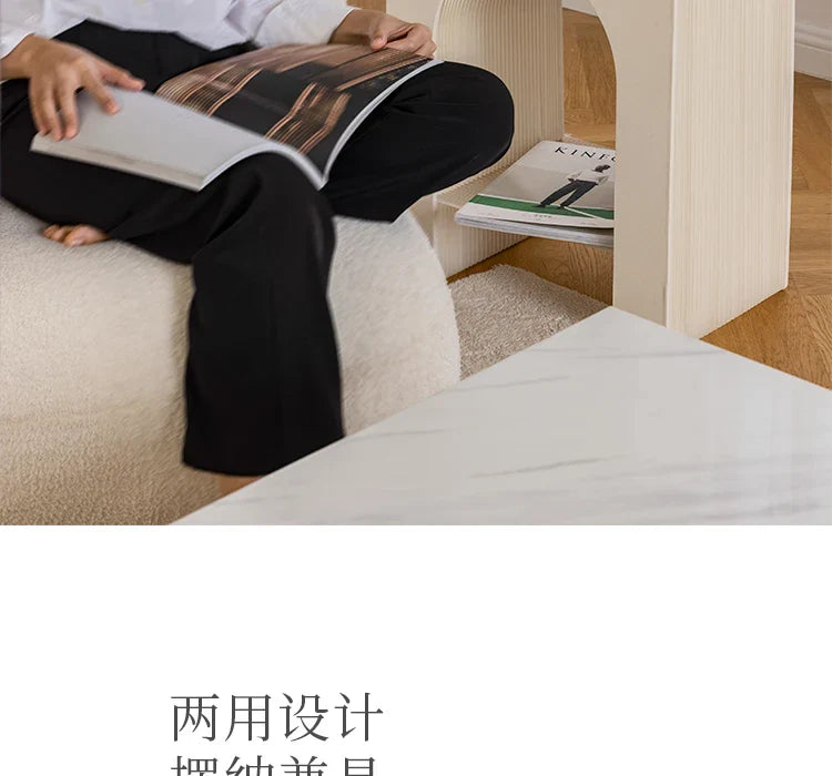 Folding paper sofa side cabinet small coffee table light luxury home creative mini side table bedside shelf small table 거실테이블