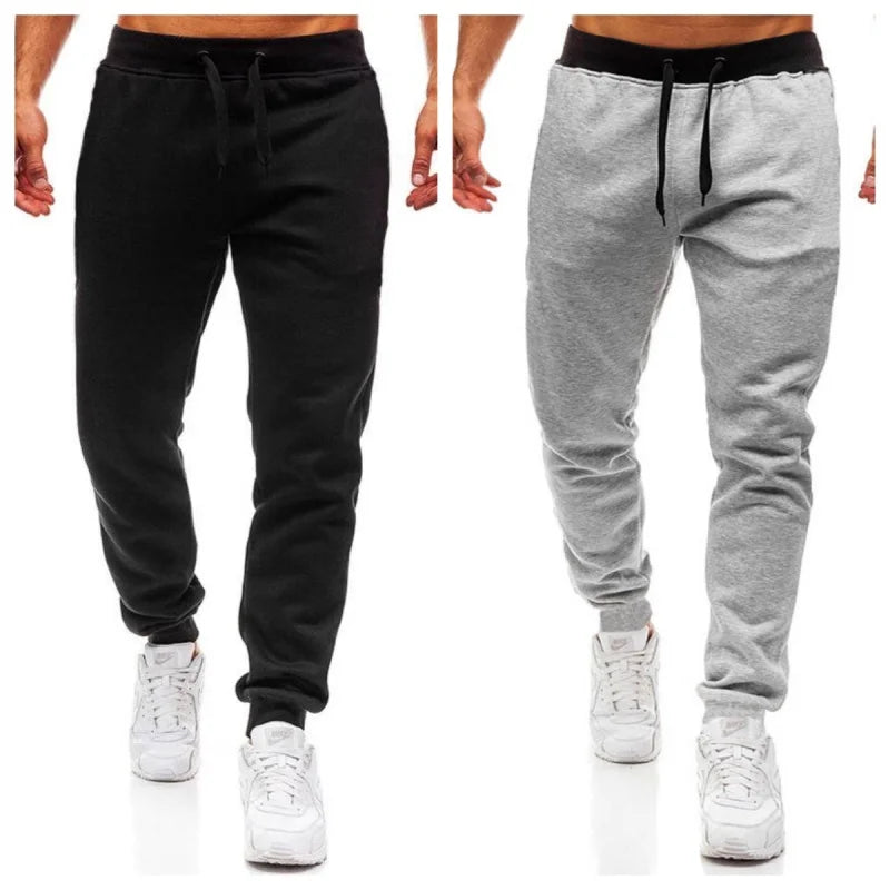 Sports Pants, Spring and Autumn Jogging Pants, Jogging Pants, Casual Sports, Men's Fitness, 3-color Black Belt Jogging Pants