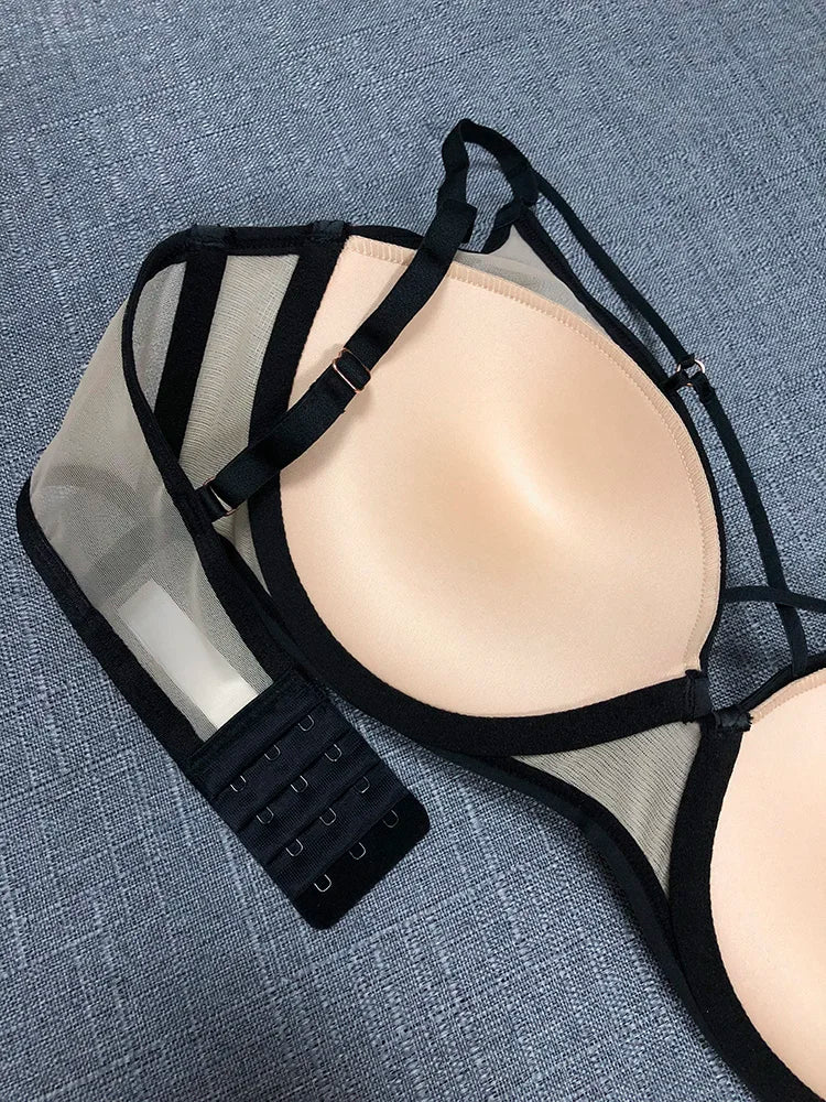Sexy Padded Push-Up Bra And Panties Set Women's Lingerie with Gathering Chest Brassiere Special Offer Female Underwear Promotion