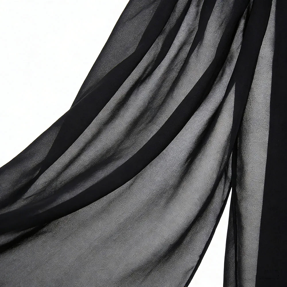 Summer Women Short Solid Sarong Swimsuit Coverups Beach Bikini Wrap Sheer Short Skirt Chiffon Skirt Scarf Swimwear Cover-ups