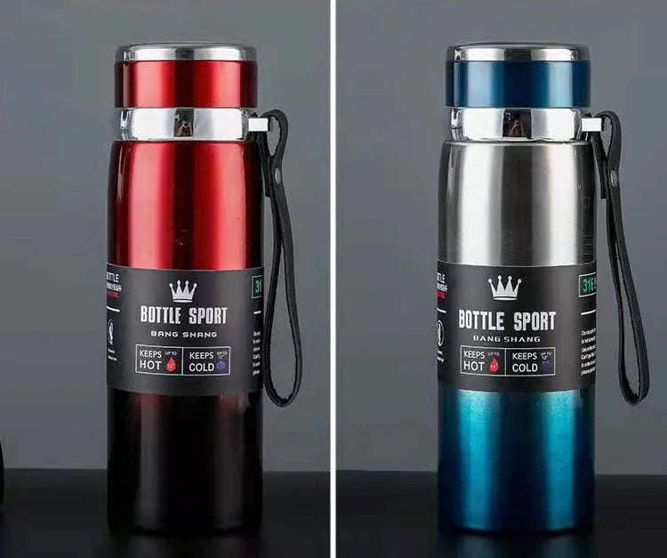 800ml Thermal Mug Double Wall 304 Stainless Steel Coffee Cup Vacuum Flask Thermos Water Bottle Tea Coffee Leak-proof Thermos Mug