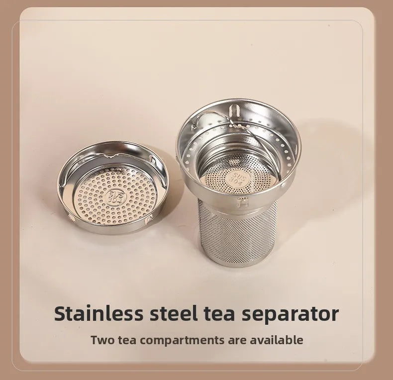 Smart thermos cup good-looking portable outdoor tea cup with temperature display High capacity 316 Stainless steel portable