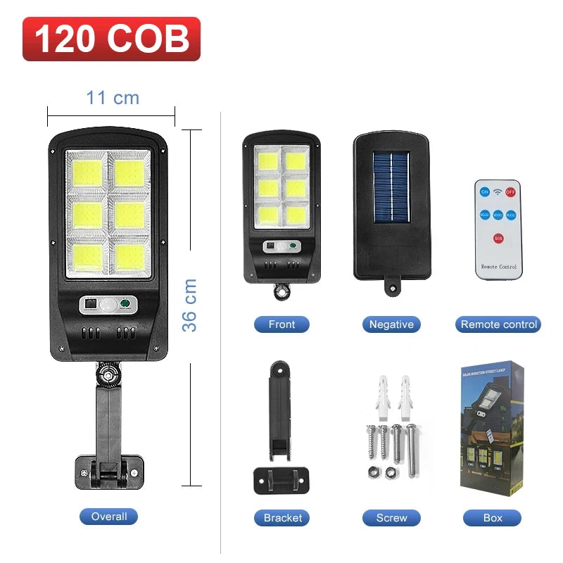 9000000LM 4000W/3000W/1000W Solar Lights Outdoor Waterproof Street Lamp Floodlight With Motion Sensor Garden Courtyard Wall Lamp