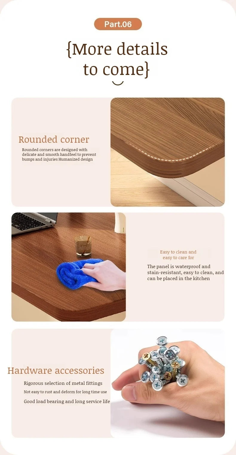 Household Wall Mounted Foldable Desk Waterproof and Anti Fouling Panel Multi Functional Suspended Wall Table