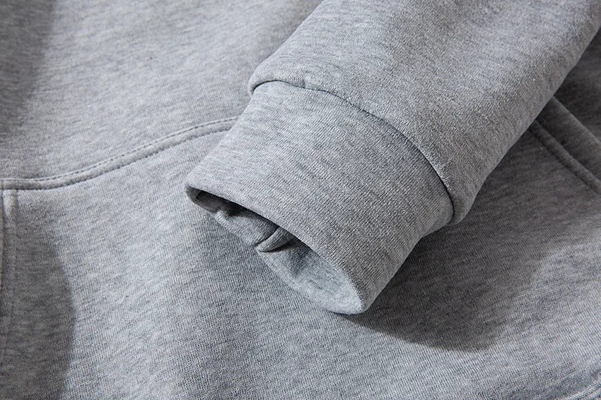 New autumn and winter jogging men's and women's sportswear set, a fashionable street hooded sweatshirt and pants 2-piece set