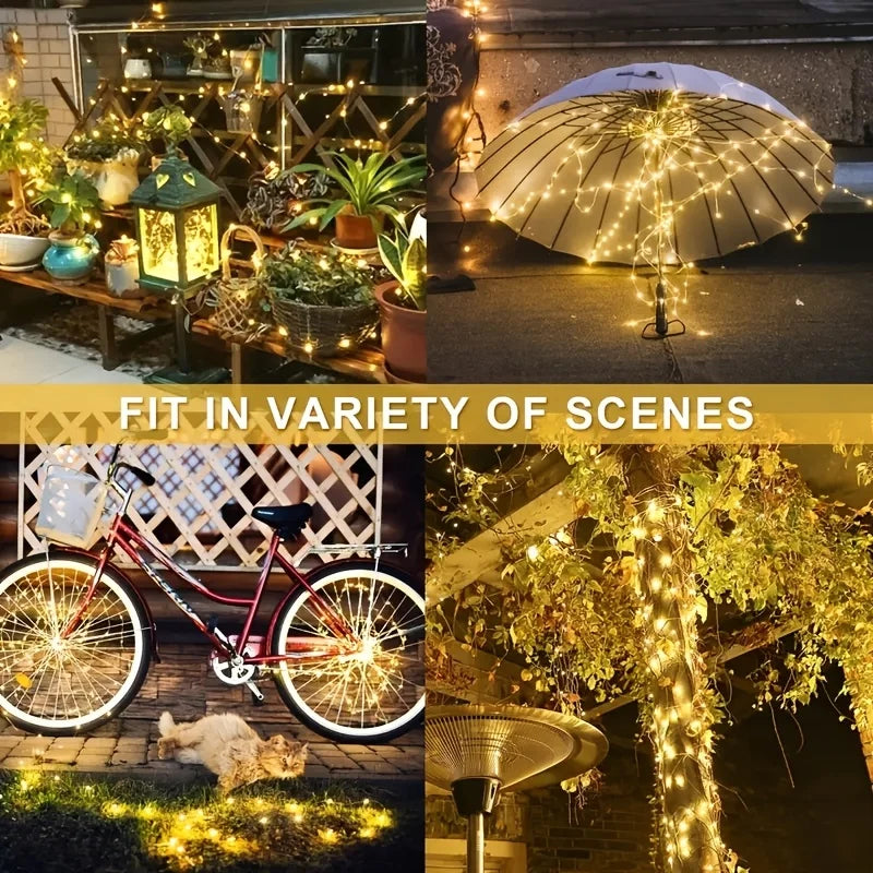 Outdoor Solar Powered Energy-Saving Smart Sensor Lights for Garden Patio WallDecor Suitable for Easter Halloween Christmas Decor