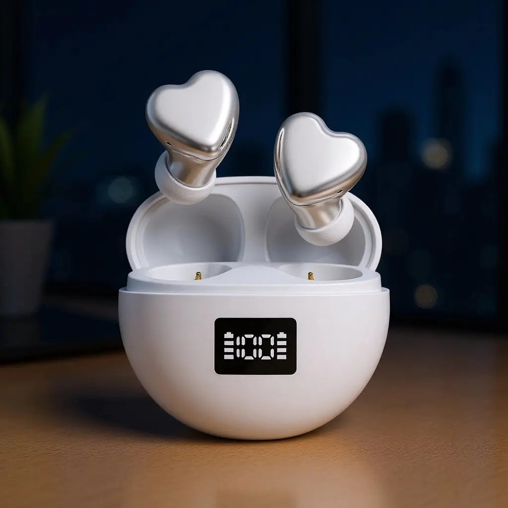 Bluetooth Headphones Pretty Wireless Earbuds Built-In Microphone And Volume Control Headphones Ideal For Sports And Music Lovers