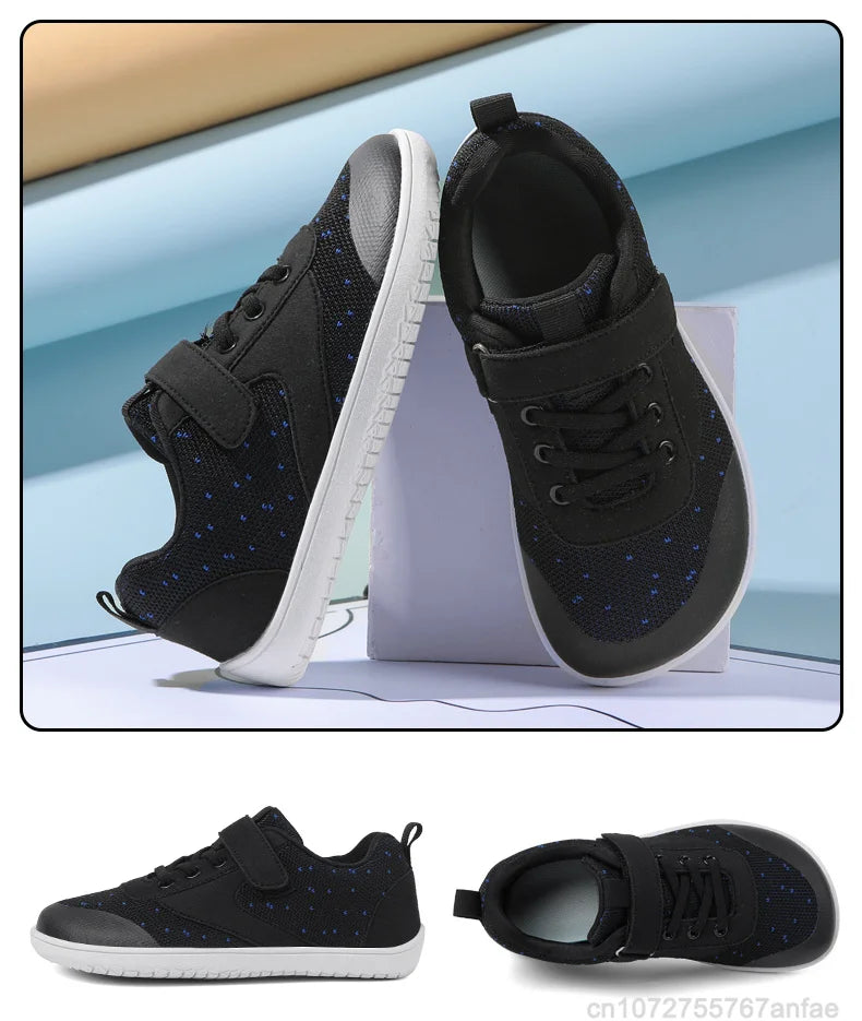 New Boys Girls Sneakers Kids Wide Barefoot Shoes  Naturally Splay Shoes Toddler Little Big Kid