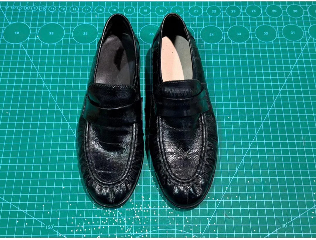 Loafers Slip-on Flat Shoes Trendy Style High-End Good-Looking All-Matching Comfortable Refined and Simple  A40101