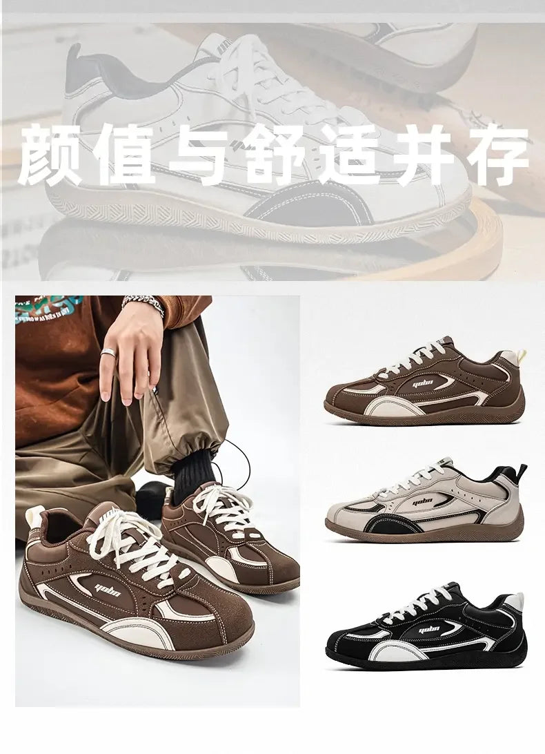 Shoes Man 2026 Trend Casual Sneakers Comfortable Lace Up Flats Tennis Shoe Breathable Walking Jogging Shoe
