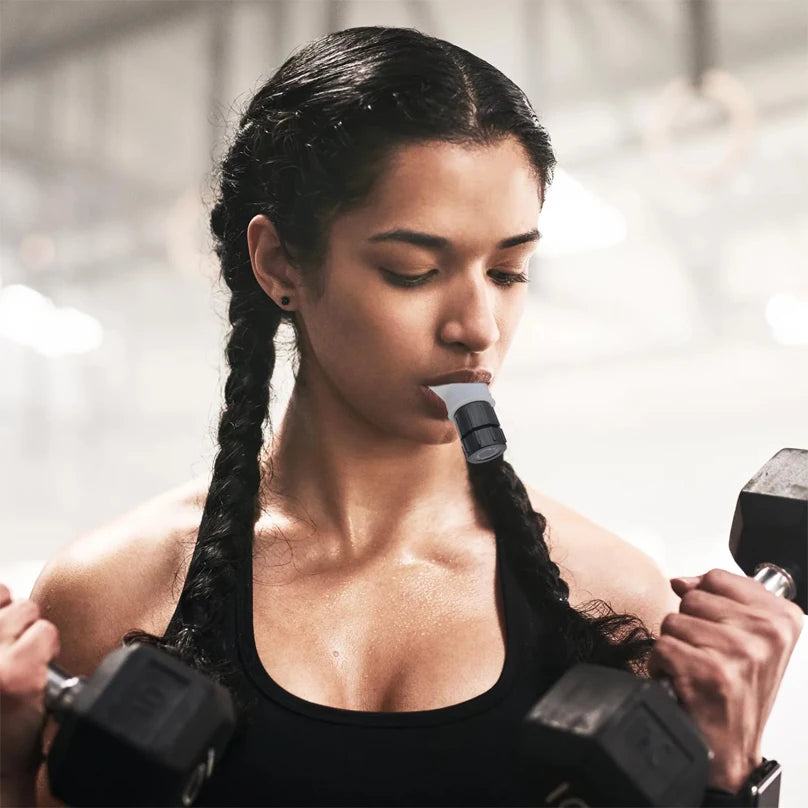 Breathing Trainer Lung Flexer Drop shipping Durable Fitness Exerciser Increases Lung Capacity Breath Adjustable Deep Breath