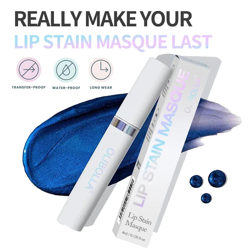 Lip Stain Peel Off  Long Lasting Waterproof Pink Lip Tint Transfer Proof Non Stick Cup Natural Women Cosmetics Makeup 7 colors
