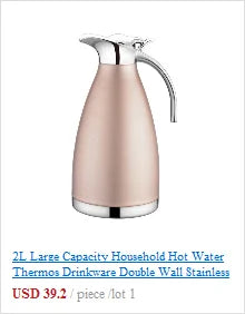 Portable Double Layer Thermal Mug Food Thermos For Tea With Heating Display Cup Stainless Steel Water Bottle Cups Of Hot